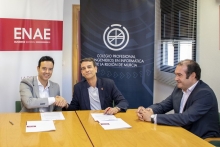 Firma convenio de colaboración entre ENAE Business School y el Colegio Profesional de Ingenieros en Informática de la Región de Murcia