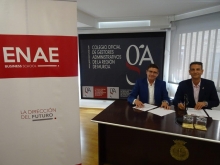 ENAE Business School y El Colegio de Gestores Administrativos de la Región de Murcia firman un convenio de colaboración. 