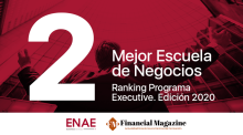 Financial Magazine sitúa a ENAE entre las 20 mejores escuelas de negocio en el Ranking Programa Executive 2020