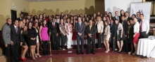 Entrega de Diplomas en Santo Domingo de la primera graduación de estudiantes becados del MESCyT