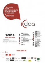 Encuentro sobre Emprendimiento en Industrias Culturales y Creativas que organiza iCdea