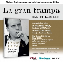 Presentación de “La Gran Trampa” de Daniel Lacalle, buena oportunidad de conocer a uno de los mejores economistas del momento 